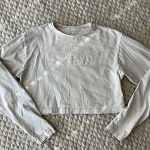 XS alphalete crop long sleeve